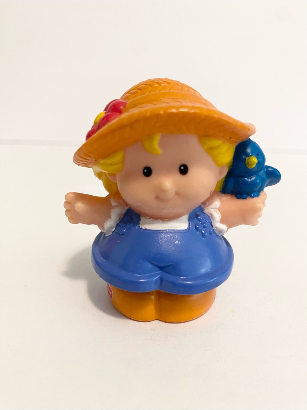Little People Girl w Straw Hat Blue Bird Fisher Price Toddler Toy 4/$20 🛑